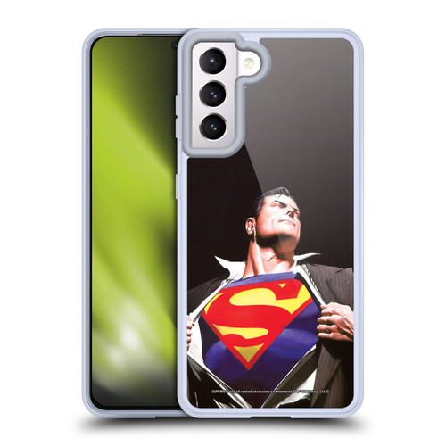 Superman DC Comics Famous Comic Book Covers Forever Soft Gel Case for Samsung Galaxy S21 5G
