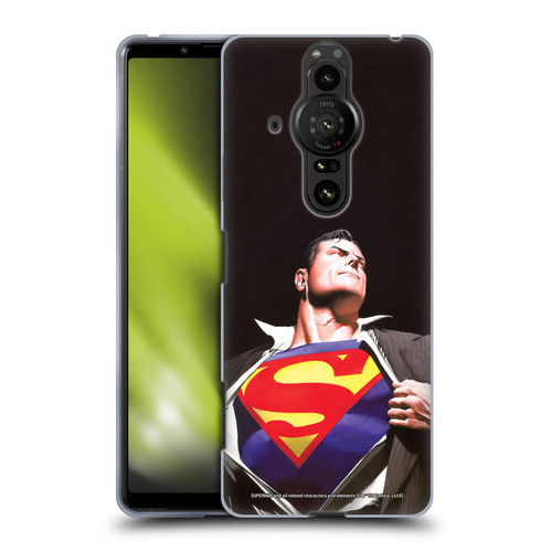 Superman DC Comics Famous Comic Book Covers Forever Soft Gel Case for Sony Xperia Pro-I