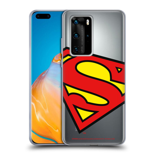 Superman DC Comics Logos Oversized Soft Gel Case for Huawei P40 Pro / P40 Pro Plus 5G