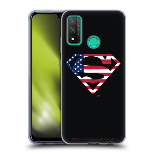 Superman DC Comics Logos U.S. Flag 2 Soft Gel Case for Huawei P Smart (2020)