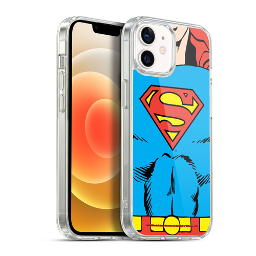 Superman DC Comics Logos Classic Costume Soft Gel Case for Apple iPhone 12 / iPhone 12 Pro & MagSafe