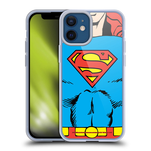 Superman DC Comics Logos Classic Costume Soft Gel Case for Apple iPhone 12 Mini