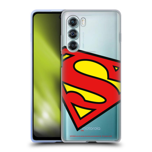 Superman DC Comics Logos Oversized Soft Gel Case for Motorola Edge S30 / Moto G200 5G