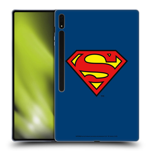 Superman DC Comics Logos Classic Soft Gel Case for Samsung Galaxy Tab S8 Ultra