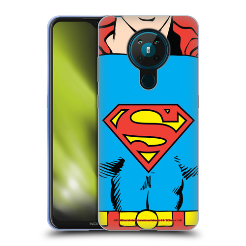 Superman DC Comics Logos Classic Costume Soft Gel Case for Nokia 5.3