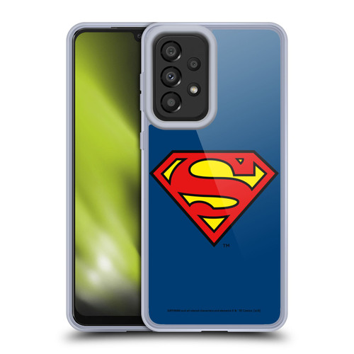 Superman DC Comics Logos Classic Soft Gel Case for Samsung Galaxy A33 5G (2022)