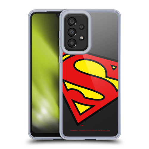 Superman DC Comics Logos Oversized Soft Gel Case for Samsung Galaxy A33 5G (2022)