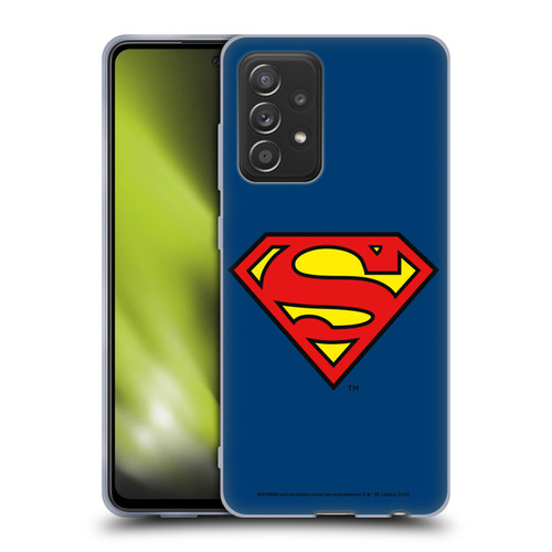 Superman DC Comics Logos Classic Soft Gel Case for Samsung Galaxy A52 / A52s / 5G (2021)
