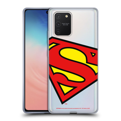 Superman DC Comics Logos Oversized Soft Gel Case for Samsung Galaxy S10 Lite