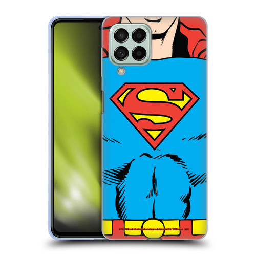 Superman DC Comics Logos Classic Costume Soft Gel Case for Samsung Galaxy M53 (2022)