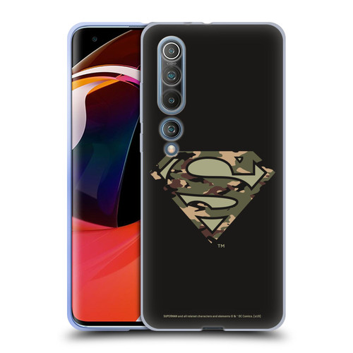 Superman DC Comics Logos Camouflage Soft Gel Case for Xiaomi Mi 10 5G / Mi 10 Pro 5G