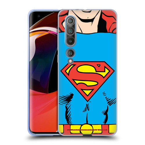 Superman DC Comics Logos Classic Costume Soft Gel Case for Xiaomi Mi 10 5G / Mi 10 Pro 5G