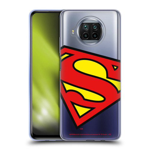 Superman DC Comics Logos Oversized Soft Gel Case for Xiaomi Mi 10T Lite 5G