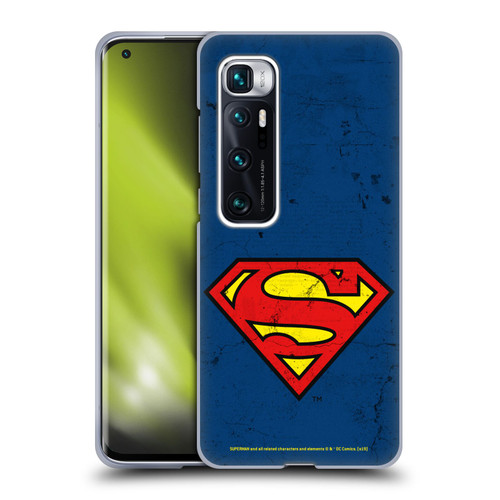 Superman DC Comics Logos Distressed Look Soft Gel Case for Xiaomi Mi 10 Ultra 5G