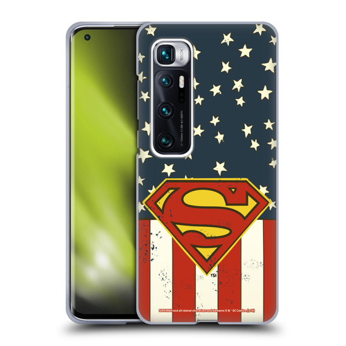 Superman DC Comics Logos U.S. Flag Soft Gel Case for Xiaomi Mi 10 Ultra 5G