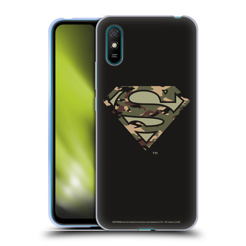 Superman DC Comics Logos Camouflage Soft Gel Case for Xiaomi Redmi 9A / Redmi 9AT