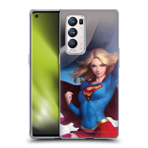 Superman DC Comics Supergirl Comic Art #12 Variant Soft Gel Case for OPPO Find X3 Neo / Reno5 Pro+ 5G