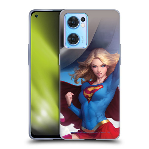Superman DC Comics Supergirl Comic Art #12 Variant Soft Gel Case for OPPO Reno7 5G / Find X5 Lite