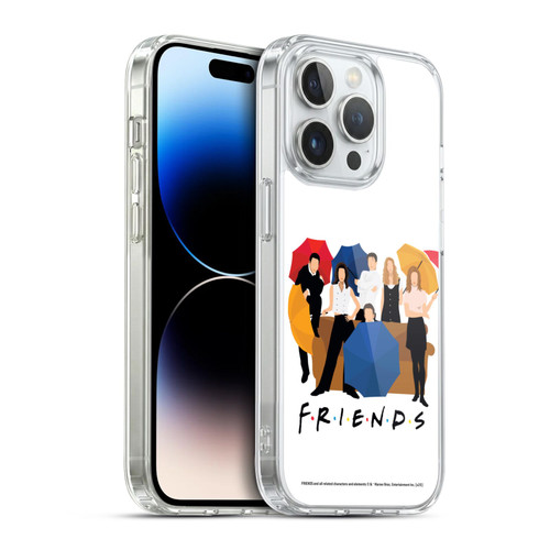 Friends TV Show Key Art Logo Opening Sequence Soft Gel Case for Apple iPhone 14 Pro