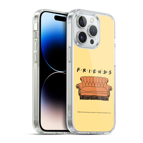 Friends TV Show Iconic Couch Soft Gel Case for Apple iPhone 14 Pro & MagSafe