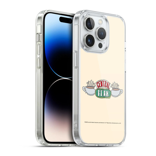 Friends TV Show Iconic Central Perk Soft Gel Case for Apple iPhone 14 Pro & MagSafe