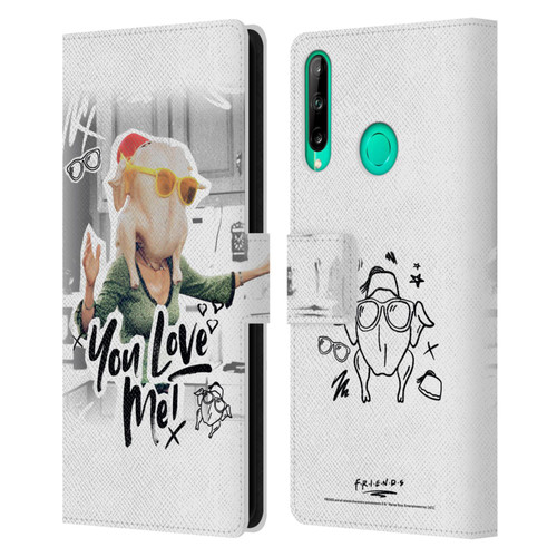 Friends TV Show Doodle Art You Love Me Leather Book Wallet Case Cover For Huawei P40 lite E