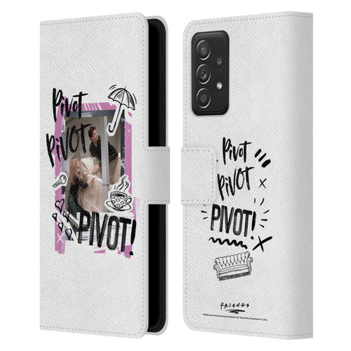 Friends TV Show Doodle Art Pivot Leather Book Wallet Case Cover For Samsung Galaxy A53 5G (2022)