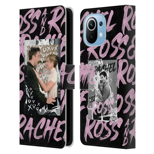 Friends TV Show Doodle Art Ross And Rachel Leather Book Wallet Case Cover For Xiaomi Mi 11