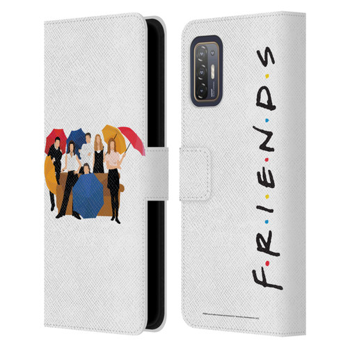 Friends TV Show Key Art Logo Opening Sequence Leather Book Wallet Case Cover For HTC Desire 21 Pro 5G
