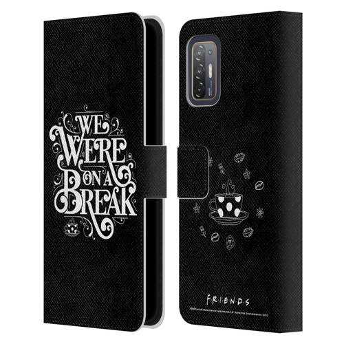 Friends TV Show Key Art We Were On A Break Leather Book Wallet Case Cover For HTC Desire 21 Pro 5G