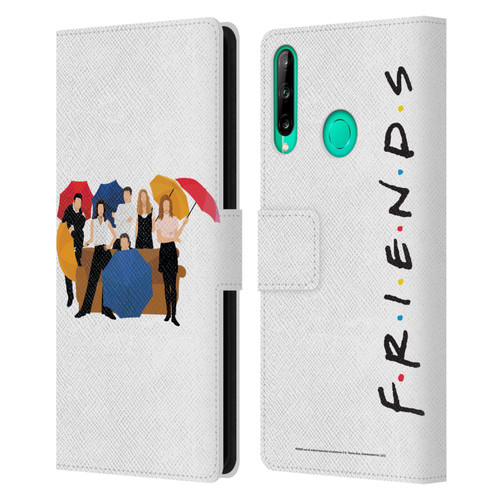 Friends TV Show Key Art Logo Opening Sequence Leather Book Wallet Case Cover For Huawei P40 lite E