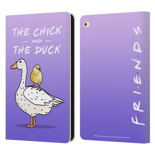 Friends TV Show Key Art Chick And Duck Leather Book Wallet Case Cover For Apple iPad Air 2 (2014)