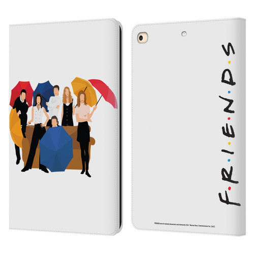Friends TV Show Key Art Logo Opening Sequence Leather Book Wallet Case Cover For Apple iPad 9.7 2017 / iPad 9.7 2018