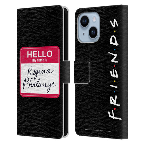 Friends TV Show Key Art Regina Phalange Leather Book Wallet Case Cover For Apple iPhone 14 Plus