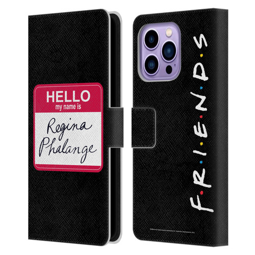 Friends TV Show Key Art Regina Phalange Leather Book Wallet Case Cover For Apple iPhone 14 Pro Max