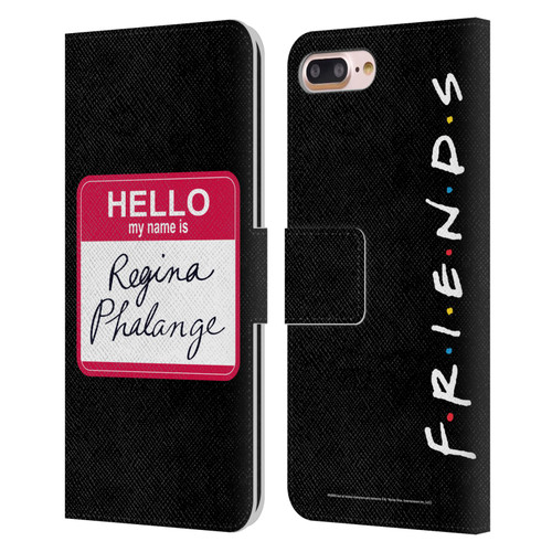 Friends TV Show Key Art Regina Phalange Leather Book Wallet Case Cover For Apple iPhone 7 Plus / iPhone 8 Plus