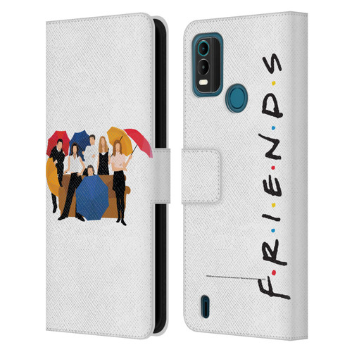 Friends TV Show Key Art Logo Opening Sequence Leather Book Wallet Case Cover For Nokia G11 Plus
