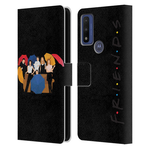 Friends TV Show Key Art Logo Opening Sequence Leather Book Wallet Case Cover For Motorola G Pure