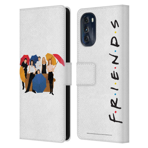 Friends TV Show Key Art Logo Opening Sequence Leather Book Wallet Case Cover For Motorola Moto G (2022)