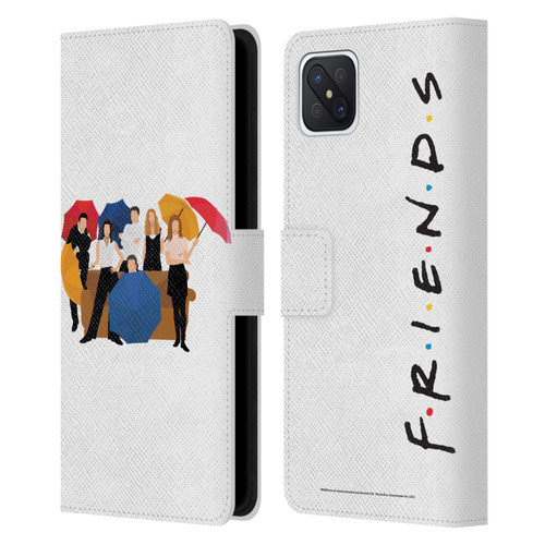 Friends TV Show Key Art Logo Opening Sequence Leather Book Wallet Case Cover For OPPO Reno4 Z 5G