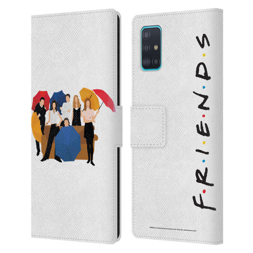 Friends TV Show Key Art Logo Opening Sequence Leather Book Wallet Case Cover For Samsung Galaxy A51 (2019)