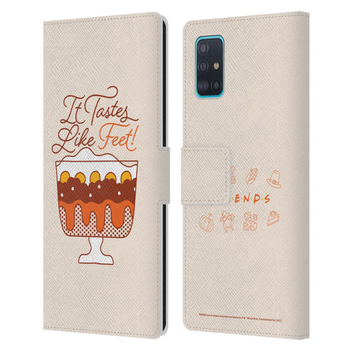 Friends TV Show Key Art Tastes Like Feet Leather Book Wallet Case Cover For Samsung Galaxy A51 (2019)