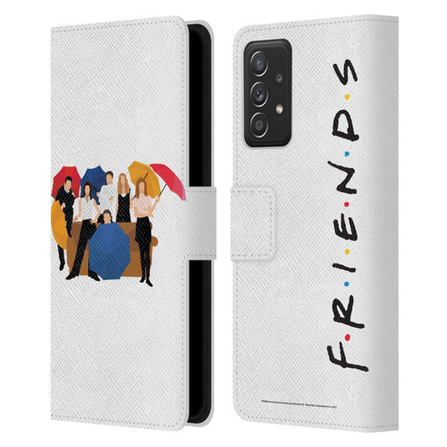Friends TV Show Key Art Logo Opening Sequence Leather Book Wallet Case Cover For Samsung Galaxy A52 / A52s / 5G (2021)