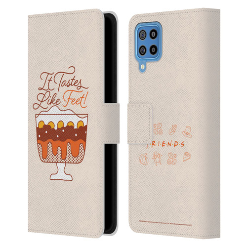 Friends TV Show Key Art Tastes Like Feet Leather Book Wallet Case Cover For Samsung Galaxy F22 (2021)