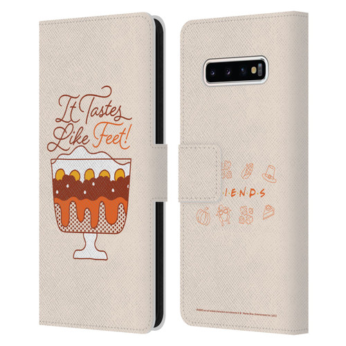 Friends TV Show Key Art Tastes Like Feet Leather Book Wallet Case Cover For Samsung Galaxy S10+ / S10 Plus