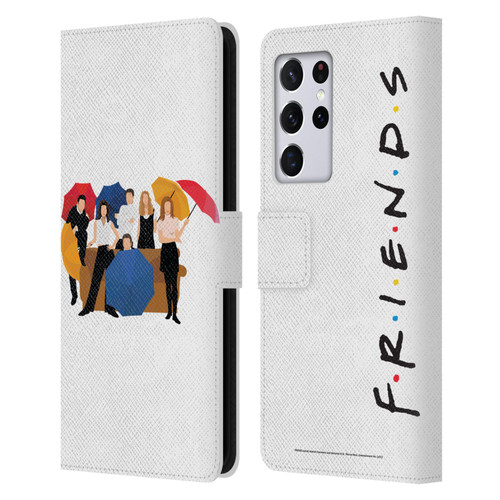Friends TV Show Key Art Logo Opening Sequence Leather Book Wallet Case Cover For Samsung Galaxy S21 Ultra 5G