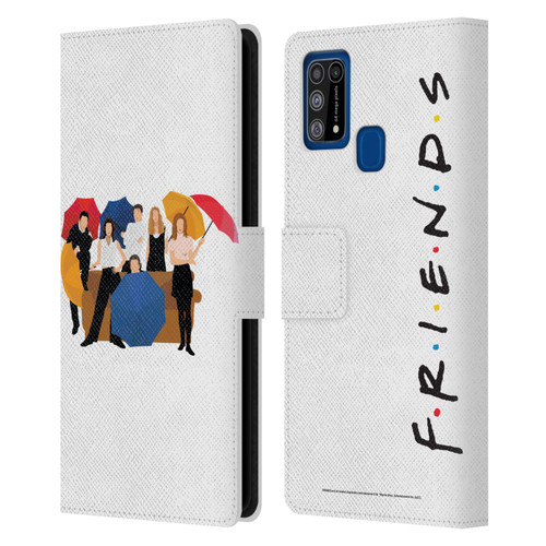 Friends TV Show Key Art Logo Opening Sequence Leather Book Wallet Case Cover For Samsung Galaxy M31 (2020)