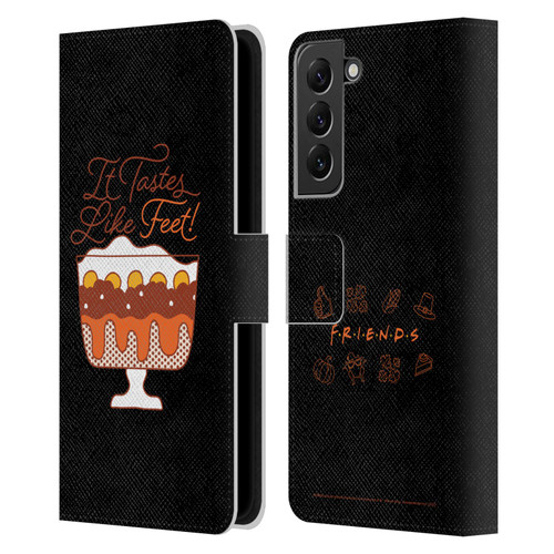 Friends TV Show Key Art Tastes Like Feet Leather Book Wallet Case Cover For Samsung Galaxy S22+ 5G