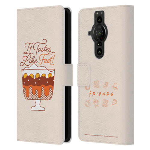 Friends TV Show Key Art Tastes Like Feet Leather Book Wallet Case Cover For Sony Xperia Pro-I
