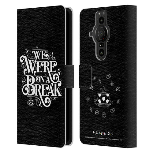 Friends TV Show Key Art We Were On A Break Leather Book Wallet Case Cover For Sony Xperia Pro-I
